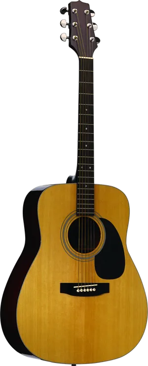 Acoustic Guitar Isolatedon Background PNG Image