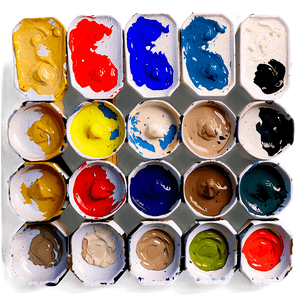Acrylic Paint Palette PNG agl PNG