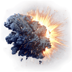 Action Movie Explosion PNG 12 PNG with transparent background