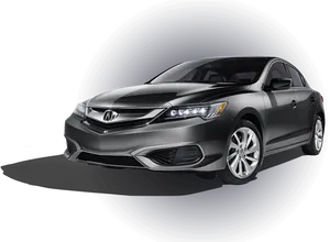 Acura Sedan Sleek Design PNG Image