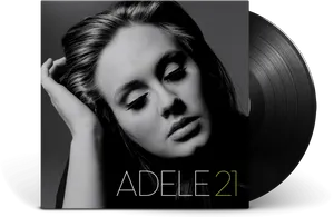 Adele21 Album Vinyl PNG Image