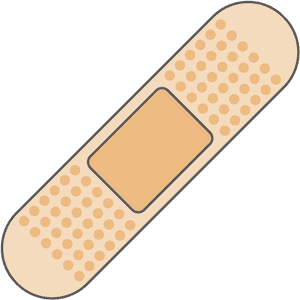 Medical Clipart Plaster - Cartoon Band Aid Png, Transparent Png PNG with transparent background