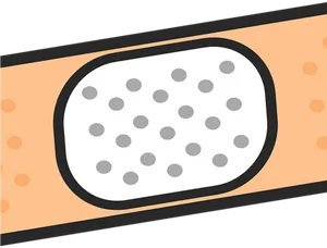 Adhesive Bandage Vector Illustration PNG Image