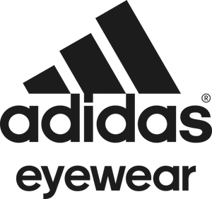 Adidas Eyewear Logo Black Background PNG Image