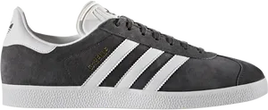 Adidas Gazelle Black White Sneaker PNG Image