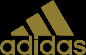 Adidas Logo Black Background PNG with transparent background