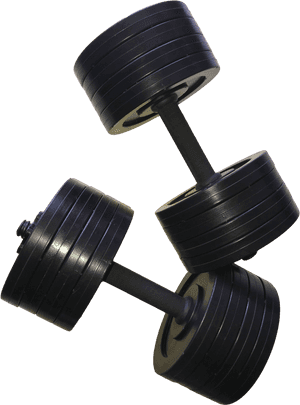 Transparent Dumbbell Png - Black Dumbbell, Png Download PNG