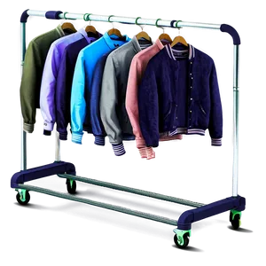 Adjustable Clothes Rack Png 06272024 PNG Image