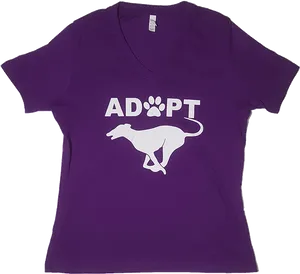 Adopt Greyhound T Shirt Design PNG Image