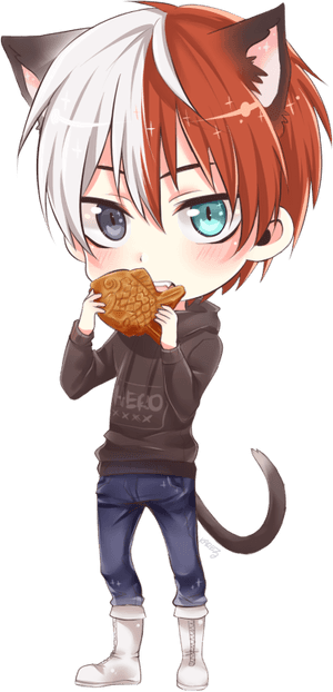 Adorable, Anime, And Art Image - Todoroki Png Background, Transparent Png PNG with transparent background