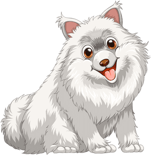 Transparent Dog Clipart - Samoyed Vector, HD Png Download PNG