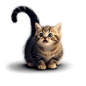 Adorable Cat PNG rew PNG image with transparent background