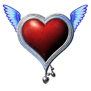 Adorable Heart PNG vev PNG image with transparent background