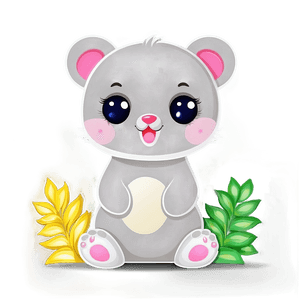 Adorable Kawaii Animals PNG wtl45 PNG image with transparent background