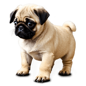 Adorable Pug Puppy PNG 70 PNG image with transparent background