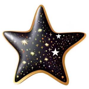 Adorable Star Illustration Png Fnf PNG Image