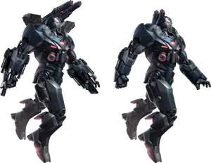 Advanced Combat Mech Suit PNG Image