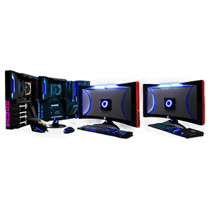 Advanced PC Gaming Rig PNG lmm PNG image with transparent background