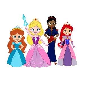 Adventure Princesses Png Yqi41 PNG Image