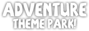 Adventure Theme Park Signage PNG image with transparent background