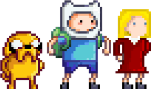 Pixel Art Maker Adventure Time, HD Png Download PNG image with transparent background