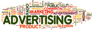 Advertising Word Cloud PNG Image