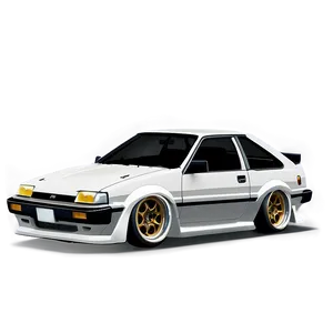 Ae86 Modified Car Png Qwf PNG Image