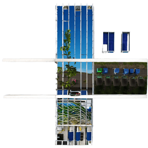 Aerial View Industrial Facility PNG