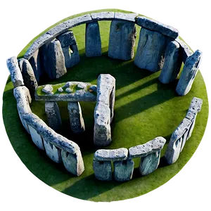 Aerial View Of Stonehenge Monument Png 06252024 PNG Image