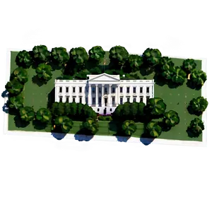 Aerial View Of White House Png 12 PNG Image