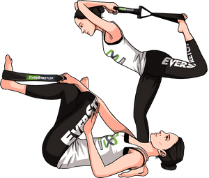 Crossed-over Gluteus Stretch,balancing Quadriceps Stretch - Aerobic Exercise, HD Png Download PNG