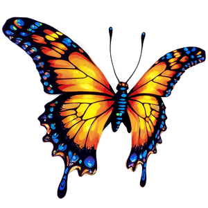 Aesthetic Butterfly Silhouettes PNG bgq PNG image with transparent background