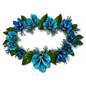 Aesthetic Flowers Frame Png 4 PNG Image