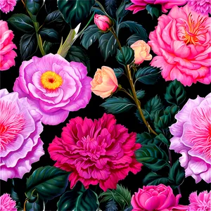 Aesthetic Flowers Wallpaper Png Xue PNG Image