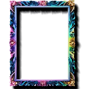 Aesthetic Frame Art Png Evd PNG Image