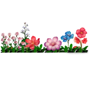 Aesthetic Garden Flowers Png 94 PNG Image