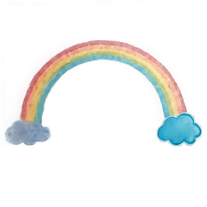 Aesthetic Soft Rainbow PNG 06112024 PNG image with transparent background