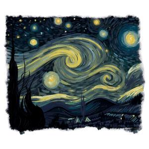 Aesthetic Starry Night PNG 65 PNG image with transparent background