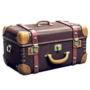 Aesthetic Vintage Suitcase PNG 16 PNG image with transparent background