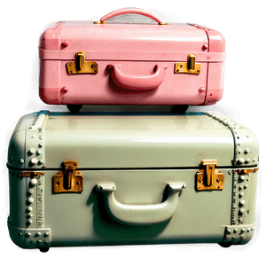 Aesthetic Vintage Suitcase PNG dfn17 PNG image with transparent background