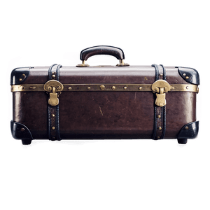Aesthetic Vintage Suitcase PNG ecm PNG image with transparent background