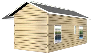 Affordable Prefabricated House PNG Image