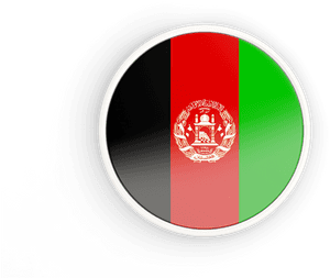 Round Icon With White Frame - Afghanistan Flag Icon Png, Transparent Png PNG image with transparent background