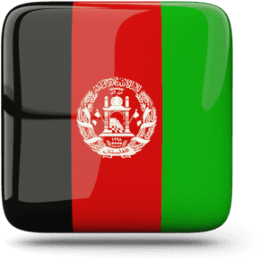 Glossy Square Icon - Flag Of Afghanistan, HD Png Download PNG image with transparent background