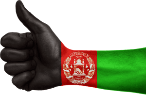 Afghanistan Flag Hand, HD Png Download PNG image with transparent background