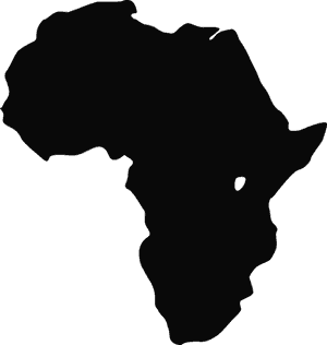 Africa Is Way Bigger Than You Think - Africa Black And White, HD Png Download PNG image with transparent background