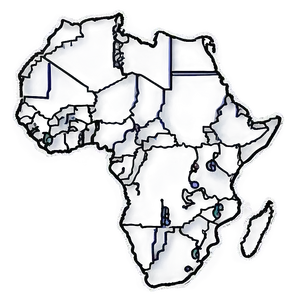 Africa Outline For Coloring Png 28 PNG Image