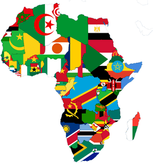 Africa Map Flag, HD Png Download PNG image with transparent background