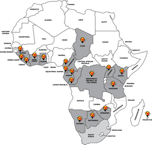 Transparent Africa Map Png - Urban Africa Risk Knowledge, Png Download PNG image with transparent background