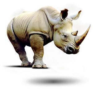 African Rhino Silhouette Png Wdf PNG Image